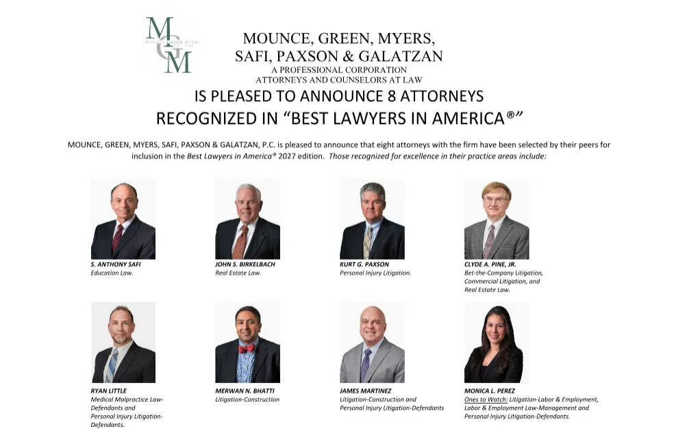 Eight Firm Attorneys Recognized in "Best Lawyers in America" 2027